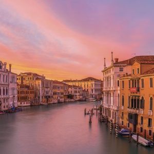 TRAMONTO A VENEZIA E LE LUCI DELLA LAGUNA