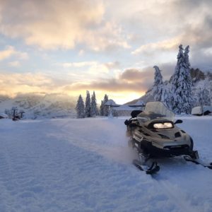 IN MOTOSLITTA SULLE TRE CIME DI LAVAREDO