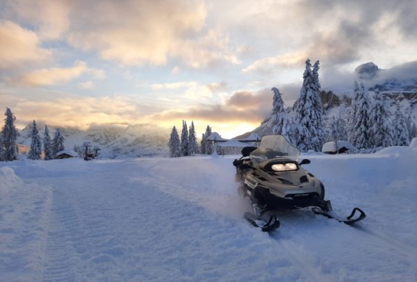 IN MOTOSLITTA SULLE TRE CIME DI LAVAREDO